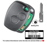 Auto Ersatz Funk Schlüssel für Dacia Dokker Duster Lodgy Logan Sandero