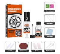 Auto Felgen Reparatur Set Kratzer Kit fr Alufelgen Rostschutz Formel einfach z