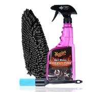Auto Felgenreiniger Set Meguiars Hot Rims All Wheel Tire Cleaner Waschhandschuh