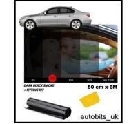 Auto Fenster Tönungsfolie Tönung Dunkel Schwarz Rauch 20% 50cm X 6M Neu