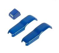 Auto Front Hood Heckscheibe Wischer Düse Dekoration Abdeckung Für Jeep Für Wrangler JL 2018 2019 2020 2021 2022 2023 2024 Up Auto Tuning Innenraum(Blue)