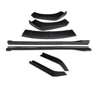 Auto Front Stoßstange Splitter Lip Body Kit Für Kia Für Optima K5 2011-2015 Spoiler Seite Röcke Extensions Hinten Wrap Winkel Seitenschweller-Verlängerung(Matte Black)