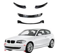 Auto Frontlippe Frontspoiler für BMW 1 Series E82 E88 LCI 2008-2013,Frontstoßstangen Lippenkörper Autoteile Autoantikollisionsschutz,Spoiler Kinn,Carbon Look