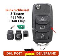 AUTO FUNK SCHLÜSSEL 434MHz FÜR VW GOLF TOURAN CADDY JETTA SEAT SKODA 1K0959753G