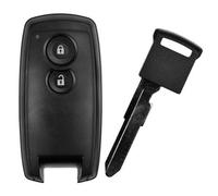 Auto Funk Schlüssel Smartkey Fernbedienung 1x Gehäuse 2 Tasten + 1x Notschlüssel Rohling kompatibel mit Suzuki SX4 Swift III Grand Vitara