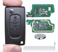 Auto Funkschlüssel Fernbedienung 3 Tasten 433MHz VA2 für Citroën PCF7961 FSK