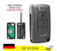 Auto Funkschlüssel Fernbedienung HU83 für Peugeot 207 307 308 407 3008 Partner