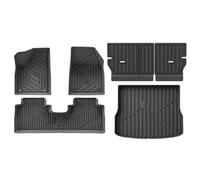 Auto Fußraummatten Für Leapmotor Für B10 2025 LHD Auto-Fußmatten Kofferraummatten wasserdichte rutschfeste Sitzlehnenschutzmatten Kofferraumteppiche(6pcs Full Set)