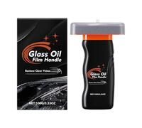 Auto-Glasölfilm-Reiniger, 100 g, regendicht, leistungsstarkes Detaillierungszubehör, Fensterreiniger, Werkzeug, Ölfilm-Entfernungsbürste, für Fahrzeuge, LKW, Wohnmobil, SUV, Fenster, Windschutzscheibe