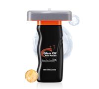 Auto-Glasölfilm-Reiniger, 100 g, regenfest, Fensterreiniger, Werkzeug, Ölfilm-Entfernungsbürste, für Wartung, Detaillierung, Fahrzeug, Wohnmobil, SUV, Fenster, Windschutzscheibe