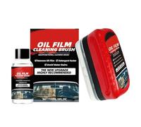 Auto-Glasreinigungsbürste, Ölfilm-Fensterreiniger, 25 x 10 cm, Glasreinigungswerkzeug, ABS-Material, leichtes Design, Waschbürste mit Anti-Beschlag-Funktion, für Auto, SUV, Wohnmobil, Auto, Motorrad