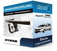 AUTO HAK Anhängekupplung abnehmbar passend für Dacia Logan Kombi/MCV 13- neu