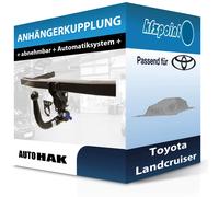 AUTO-HAK Anhängerkupplung abnehmbar Kugelstange von unten gesteckt - TOYOTA LAND CRUISER