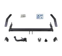 Für Fiat Talento Kasten/Bus 296 (Auto Hak) Anhängerkupplung horizontal abnehmbar