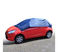 Auto-Halbgarage Grösse M - Ganzjahresschutz für Kompakt-Klasse vor Staub, Schmutz, Wasser & Kratzern - Winterfest bis -30°C, reissfestes Polyester 259x147x51cm