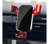 Auto Handyhalterung für Audi Q5 2010-2017 2018, 360° drehbar für Lüftung mit Schwerkraftsystem für Navigation,Kompatibel mit Handys unter 7 Zoll,Red