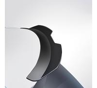 Auto Heckspoiler für Mini Hatch/Cabrio R50 R56 F55 F56 R52 R53 R57 F57 JCW/One/One D/Cooper, Spoilerlippe Kratzfest ABS Lippe Hinten Auto Tuning Styling Zubehör,Black