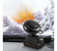 Auto-Heizlüfter, Batteriebetriebene tragbarer Auto-Fensterentfroster, 2-stufiger Temperatur-Windschutzscheiben-Defogger mit 1500 mAh Akku, passend für Makita 18 V/21 V Batterie für kleine Fahrzeuge
