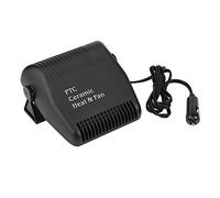 Auto Heizlüfter, Qiilu Auto Defroster Demister, 12V 150W Auto 2-in-1 Heizung für Tragbare Autoheizung Defroster, mit Überhitzungsschutz und 180°Drehung Heizgebläse Ventilator Wärmer