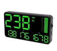 Auto HUD Display, Riloer GPS Head Up Display Digitaler Tachometer mit 5,5 Zoll HD Bildschirm Überdrehzahlalarm Ermüdungs Fahralarm