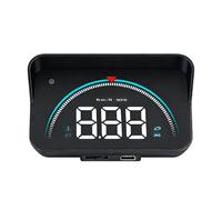Auto HUD Display - Tragbarer Auto Tacho Monitor 2,6 x 5,3 x 9 cm, regelmäßige Helligkeit, digitale Projektion, OBD-II kompatibel, transluzenter Blendschutz | Armaturenbrett-Zubehör SU