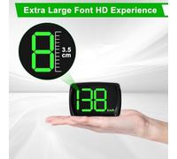 Auto-HUD-Head-up-Display 2.8" km/hGPS-Chip Fahrrad Motorrad LKW Auto Motorroller