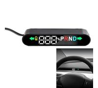 Auto HUD Head Up Display Kompatibel mit Tesla Model 3/Y Tacho meter, Embedded Design, Display mit verbleibende Batterieleistung, Fahrzeuggeschwindigkeit, Gangposition, Blinker, 12V