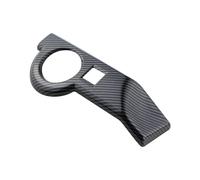 Auto Innenraum Für VW Für T-Cross Für Tcross 2018-2023 LHD Carbon Faser Aufkleber Zubehör ABS Auto Scheinwerfer Kopf Licht Lampe Panel Abdeckung Auto Innen Zubehör