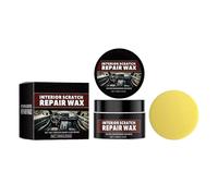 Auto-Innenraum-Kratzer-Entferner, Auto-Armaturenbrett-Restaurator mit Schwamm, Reparatur-Polierwachs,