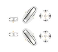 Auto-Innenverkleidung Kompatibel Mit Porsche Für Taycan 2019 2020 2021 2022 2023 Auto Vorne Hinten Sitzverstellung Knopfabdeckung Paillettenbesatz Aufkleber(12pcs Rear Seat Set)