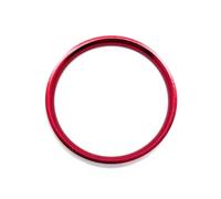 Auto-Innenverkleidung Kompatibel Mit VW Für Passat B8 Für CC 2016 2017 2018 2019 2020 2021 Auto-Armaturenbrett-Center-Uhr-Dekorationsaufkleber(Red)