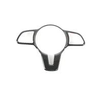 Auto-Innenverkleidungs Für Mercedes Für Benz A B C GLB Klasse W177 W247 X247 2020-2022 Auto Lenkrad Rahmen Innen Trim(Kohlefaser)