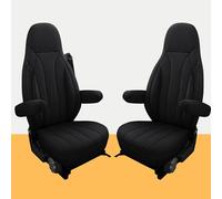 Auto Interieur Meester AIM Sitzbezüge kompatibel Aguti GIS Liner & Milan Wohnmobil, 2-teiliges Set mit Armlehnen, geeignet für Sitze mit integriertem Gurt,passend Pössl,Knaus,Adria,Carthago CIM204