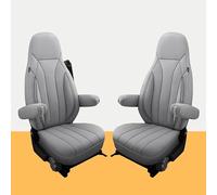 Auto Interieur Meester AIM Sitzbezüge passend kompatibel Aguti GIS Liner & Milan Wohnmobil-Sitze, 2-teiliges mit Armlehnenbezügen, kompatibel mit Pössl, Knaus, Adria, Carthago u.a CIM202