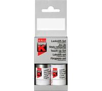 Auto-K Lackstift VW Audi satinsilber LB7Z 2 x 9 ml, mit Klarlack (GLO680401109)