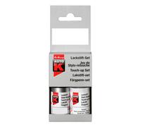 Auto-K Lackstift VW Audi reflexsilber metallic LA7 W 2 x 9 ml, mit Klarlack (GLO680402954)