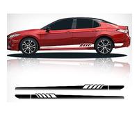 Auto Karosserie Seitenstreifen Aufkleber für Toyota Corolla RAV4 Yaris CHR,Seitenschweller Grafik Aufkleber Dekoration.