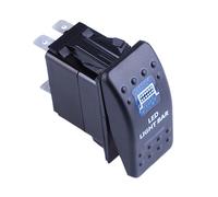 Auto KFZ 12V 20A Wippenschalter LED beleuchtet Einbauschalter Bar light