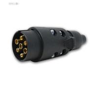 Auto Kfz Anhänger Stecker, 7-polig, alt kurz, 12/24V, für Anhängerkupplung