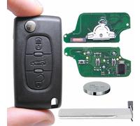 Auto Klapp Funkschlüssel 433MHz 3Tasten HU83 für Peugeot PCF7941 ASK
