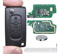 Auto Klapp Funkschlüssel 433MHz 3Tasten VA2 307 für Peugeot PCF7961 ASK