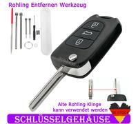 Auto Klapp Schlüssel Gehäuse für Hyundai i20 i30 iX35 iX20 Elantra Veloster Kia