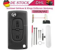 Auto Klapp Schlüssel Gehäuse Für Peugeot 207 307 Citroen C2 C3 C4 Berlingo Jumpy