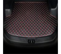 Auto Kofferraummatte für OPEL Corsa F 2019-2023, Kratzfest Schutzmatte Leder Kofferraum Cargo Teppich Liner Schutzpolster,C/Black Red