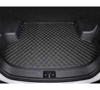 Auto Kofferraummatten für Hyundai Ioniq 5 2022-2023 2024 2025, Leder rutschfest Kofferraumwanne Wasserdicht Kofferraum Schutzmatte Kratzfest Zubehör,Black+beige