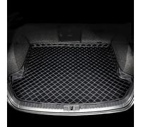 Auto Kofferraummatten für Hyundai Ioniq 5 2022-2023 2024 2025, Leder rutschfest Kofferraumwanne Wasserdicht Kofferraum Schutzmatte Kratzfest Zubehör,Black+beige Plus