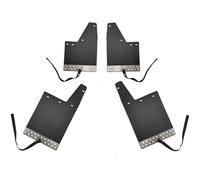 Auto Kotflügel Für Suzuki Für Jimny Für Sierra JB74 2019 2020 2021 2022 2023 Schmutzfänger Spritzschutz 4-teilig Vorne Hinten Schutzblech(Black NO Logo)