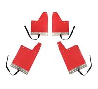 Auto Kotflügel Für Suzuki Für Jimny Für Sierra JB74 2019 2020 2021 2022 2023 Schmutzfänger Spritzschutz 4-teilig Vorne Hinten Schutzblech(Red NO Logo)