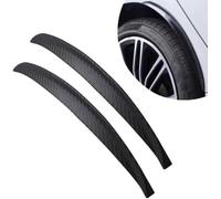 Auto Kotflügel Schutzleisten (2 Stück) - Radlauf Schutzstreifen flexibel - Anti Kratz Schutz für Radlauf & Karosserie - Carbon Look - Selbstklebend - Universal (25cm)