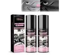 Auto Kunststoffpflege 2×100 ml - Kratzer-Entferner & Auffrischer für Innen & Außen | UV-Schutz & Auffrischung für Plastik, Vinyl & Gummi | Cockpitpflege Reinigungsset